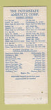 Matchbook Cover - Interstate Amiesite Corp Concordville PA 1974 30 Strike