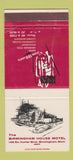 Matchbook Cover - Birmingham House Motel Birmingham MI WEAR 30 Strike
