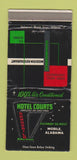 Matchbook Cover - Shangri La Hotel Courts Mobile AL WORN 30 Strike