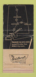 Matchbook Cover - Shangri La Hotel Courts Mobile AL WORN 30 Strike