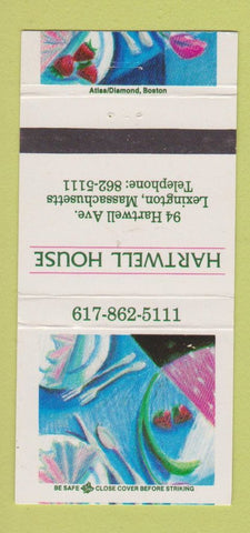 Matchbook Cover - Hartwell House Lexington MA 30 Strike
