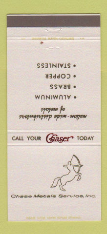 Matchbook Cover - Chase Metals Service Cleveland OH 30 Strike