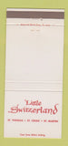 Matchbook Cover - Little Switzerland St Thomas Croix Martin stores 30 Strike