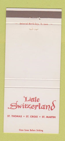 Matchbook Cover - Little Switzerland St Thomas Croix Martin stores 30 Strike