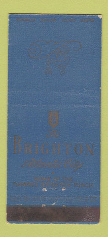 Matchbook Cover - The Brighton Hotel Atlantic City NJ WEAR 30 Stick