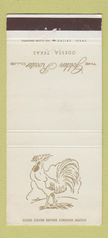 Matchbook Cover - The Golden Rooster Club Odessa TX 30 Strike