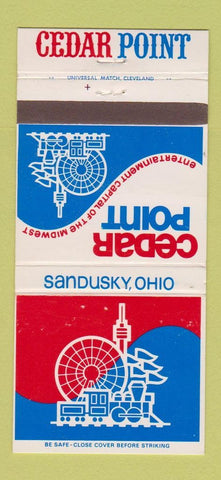 Matchbook Cover - Cedar Point Amusement Park Sandusky OH WEAR 30 Strike