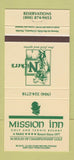 Matchbook Cover - Mission Inn Golf Tennis Orlando FL 30 Strike