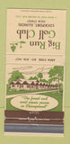 Matchbook Cover - Big Run Golf Club Lockport IL WEAR 30 Strike