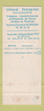 Matchbook Cover - Port Pierre Canton Club House Cannes SAMPLE Seita