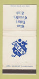 Matchbook Cover - Blue Lakes Country Club Twin Falls ID WEAR 30 Strike