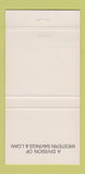 Matchbook Cover - Superstition Springs Golf Club Restaurant Mesa AZ 30 Strike