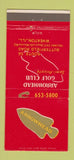 Matchbook Cover - Arrowhead Golf Club Wheaton IL 30 Strike
