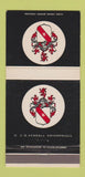 Matchbook Cover - Kendall Inn Shrimp House Indianapolis Frankfort IN 30 Strike
