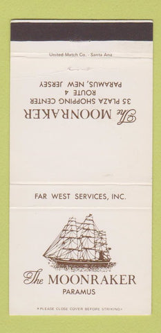 Matchbook Cover - Moonraker Paramus NJ 30 Strike