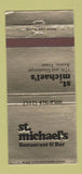 Matchbook Cover - St Michael's Restaurant Bar Austin TX 30 Strike