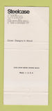 Matchbook Cover - Steelcase Office Furniture Cheyenne WY 30 Strike