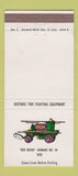 Matchbook Cover - Public Transmission Miami FL old fire truck 30 Strike