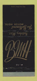 Matchbook Cover - Bellemont Motor Hotel Natchez MS 30 Strike