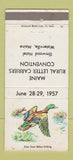 Matchbook Cover - Maine Rural Letter Carriers Convention Waterville ME 30 Strike