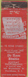 Matchbook Cover - De Rose Studio Photography Providence RI POOR