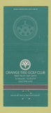 Matchbook Cover - Orange Tree Golf Club Scottsdale AZ 30 Strike