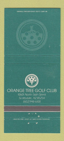 Matchbook Cover - Orange Tree Golf Club Scottsdale AZ 30 Strike