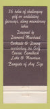 Matchbook Cover - McCormick Ranch Golf Club Scottsdale AZ 30 Strike