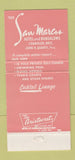 Matchbook Cover - San Marcos Hotel Country Club Phoenix AZ 30 Strike