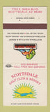 Matchbook Cover - Scottsdale Golf Club and Resort AZ 30 Strike