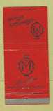 Matchbook Cover - Montclair Room St Louis MO WEAR 30 Strike