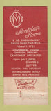 Matchbook Cover - Montclair Room St Louis MO WEAR 30 Strike