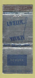 Matchbook Cover - Newark Wire Cloth NJ WEAR 30 Stick