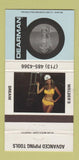 Matchbook Cover - Dearman Piping Tools girlie Pearland TX 30 Strike