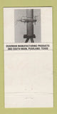 Matchbook Cover - Dearman Piping Tools girlie Pearland TX 30 Strike