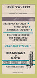 Matchbook Cover - Pier Point Inn Florence OR WEAR 30 Strike