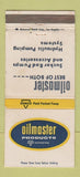 Matchbook Cover - Oilmaster Products Pumps WEAR 30 Strike