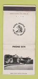 Matchbook Cover - Country Club of York PA WEAR 30 Strike