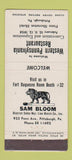 Matchbook Cover - Western PA Restaurant Convention 1958 Lion Match 30 Stick