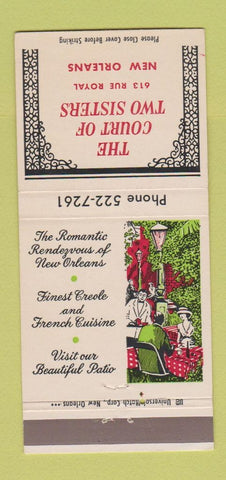 Matchbook Cover - Court of Two Sisters New Orleans LA 30 Strike