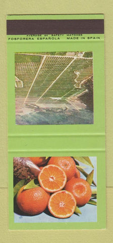 Matchbook Cover - Spanish Orange Fruit Syndicate London UK 30 Strike