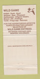 Matchbook Cover - Harold's on the Rock Moline IL WEAR 30 Strike