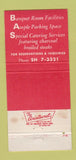 Matchbook Cover - The Johnson House Lubbock TX 30 Strike