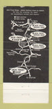 Matchbook Cover - Jack Frost Shops Jackson Wolfboro NH 30 Strike
