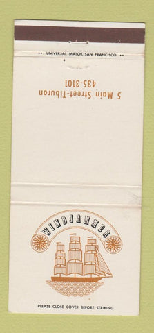 Matchbook Cover - Windjammer Tiburon CA 30 Strike