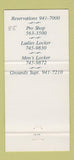 Matchbook Cover - Valley Brook Country Club McMurray PA 30 Strike