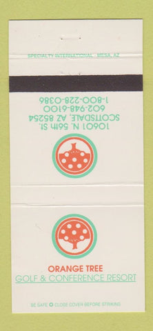 Matchbook Cover - Orange Tree Golf Conference Resort Scottsdale AZ 30 Strike