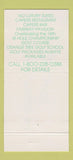 Matchbook Cover - Orange Tree Golf Conference Resort Scottsdale AZ 30 Strike