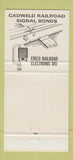 Matchbook Cover - Cadwell Erico Electrical Connections Cleveland OH 30 Strike