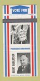 Matchbook Cover - Brent Gilbertson Election Calgary AB 30 Strike